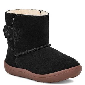 UGG Keelan ll infant Black suede with UGG plush lining Boots